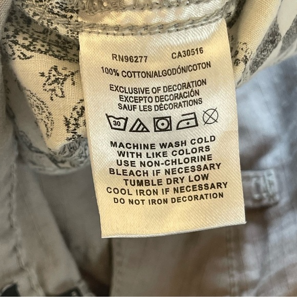 Vans Men’s Cargo Shorts Grey Color Size 32 - Picture 8 of 11